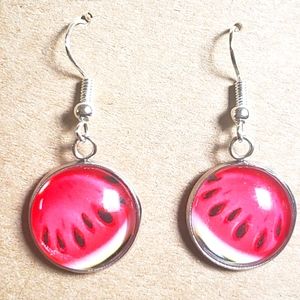 16mm dangle stud- watermelon